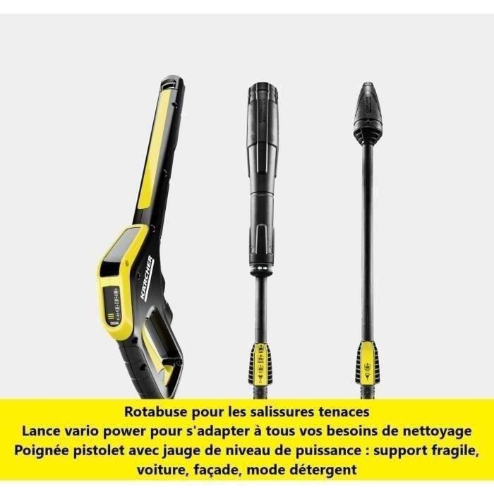 Hidrolimpiadora de alta presión KARCHER K4 Power Control - 420 l/h - 1800 W - 130 bar - 13240300
