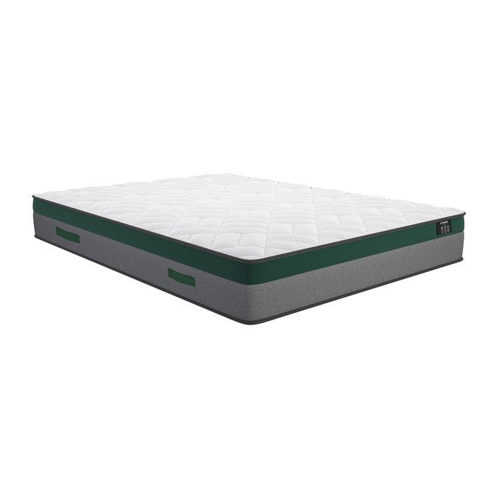 Conjunto de cama de 140 x 190 cm con somier de láminas + colchón de muelles ensacados de 22 cm de grosor - PRESTIGE de YSMÉE