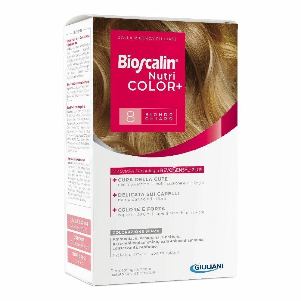 BIOSCALIN Bioscalin Nutri Color Plus 8 hele blond värvihooldus