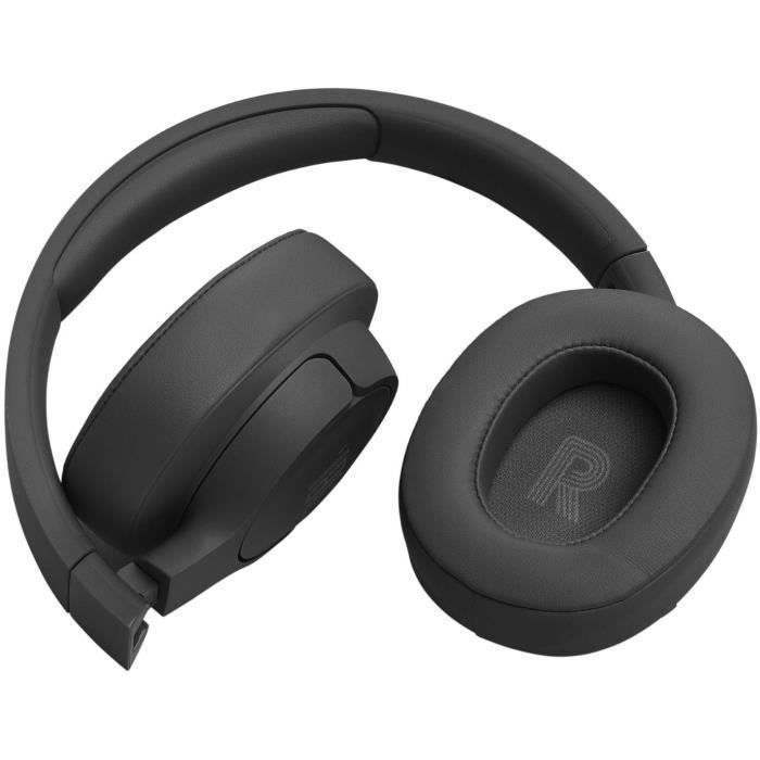 Cuffie wireless Bluetooth JBL Tune 770NC circumaurali con cancellazione adattiva del rumore - Nere