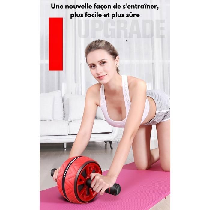 Rueda abdominal multifuncional: entrenamiento completo en casa, para todos los niveles.