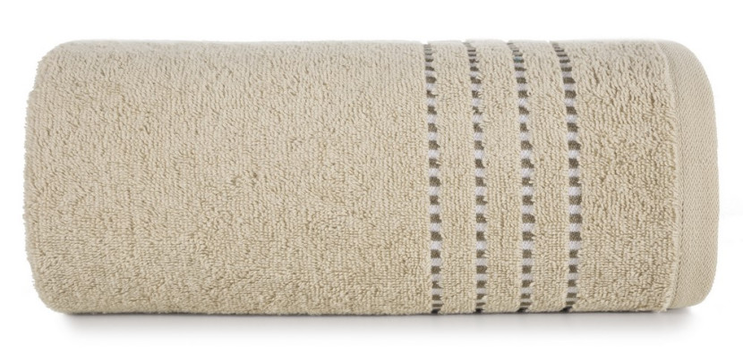 Ręcznik 70x140 Fiore beżowy 500g/m2 frotte