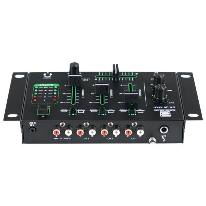 Pronomic DX-26 MKII DJ table de mixage