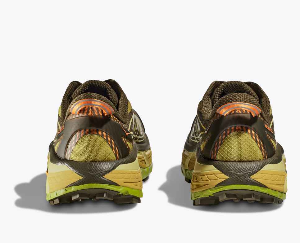 HOKA Mafate Speed 2 Olive foncée / Lichen doré