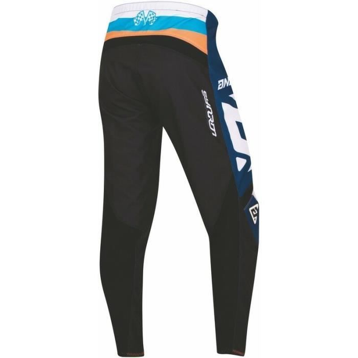 Pantalones de motocross Answer Syncron CC - azul/naranja intenso/negro/blanco - 36