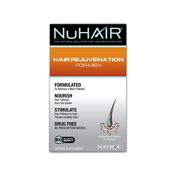 Natrol Natrol NuHair hårforyngelse for menn