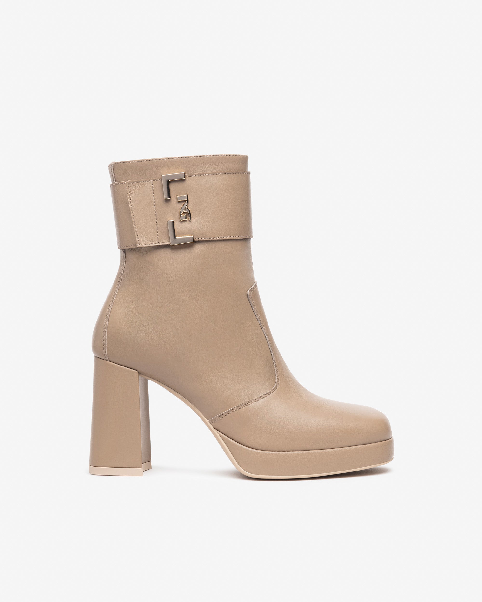  Damen-Ankle-Boots aus Leder