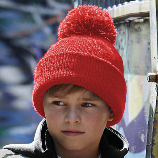 Gorro Con Pompón Beechfield Para Niños