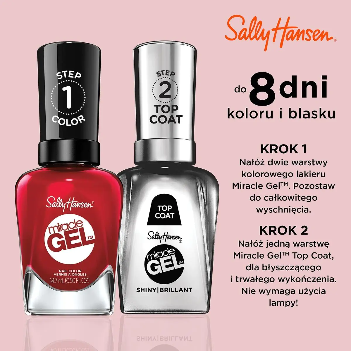 Sally Hansen Miracle Gel Lakier do paznokci, 680