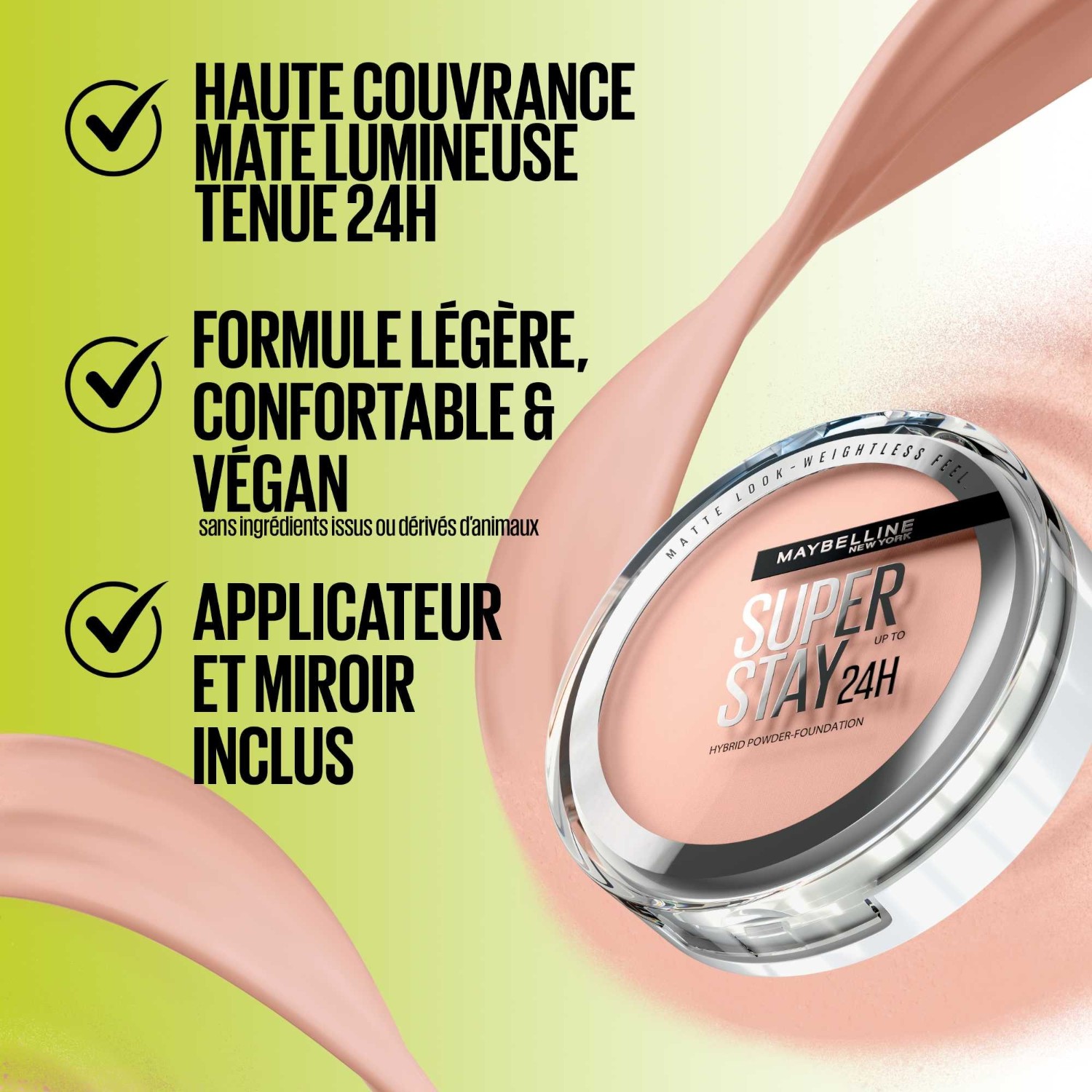 Maybelline Fond de teint-Poudre Longue Tenue