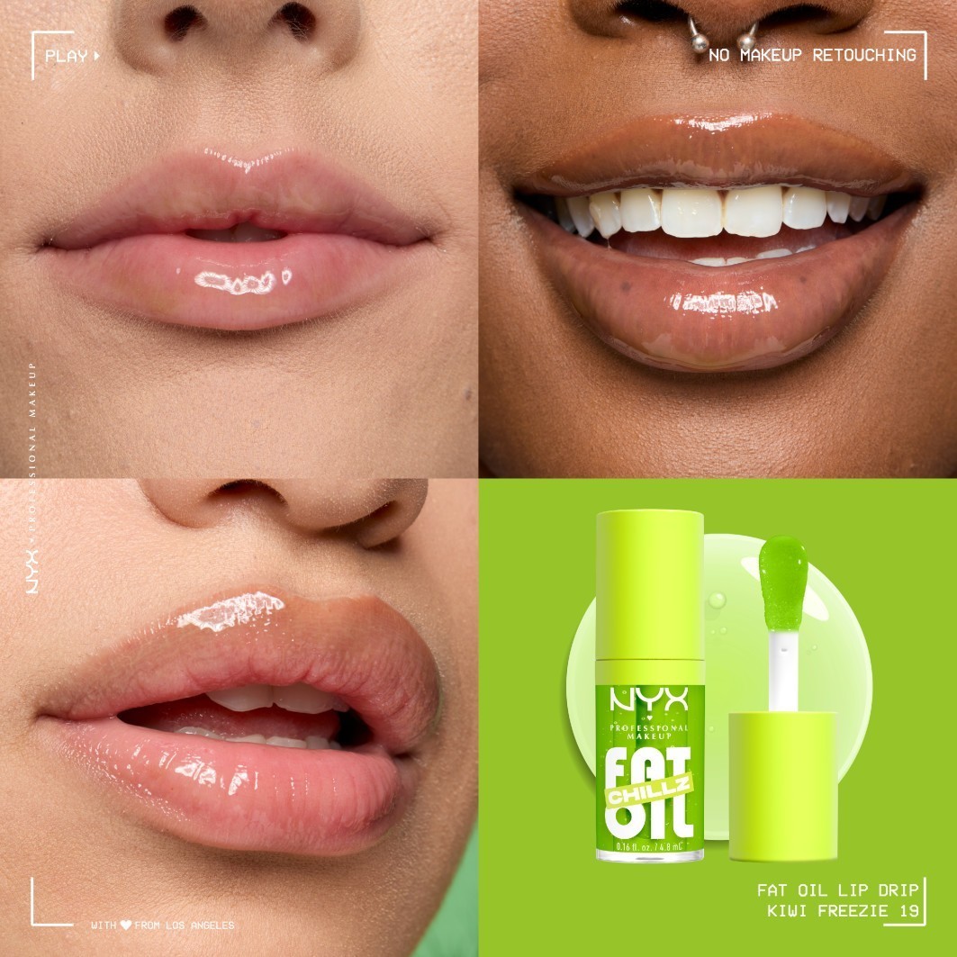 NYX Professional Makeup Lipgloss Fat Oil Chillz Lip Drip - 4,8 ml