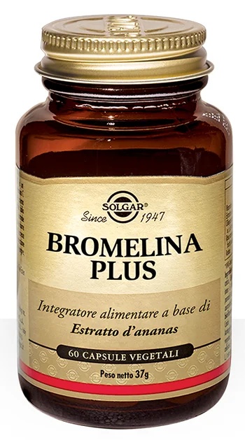 SOLGAR Bromelain Plus 60 capsules Voedingssupplement met bromelaïne