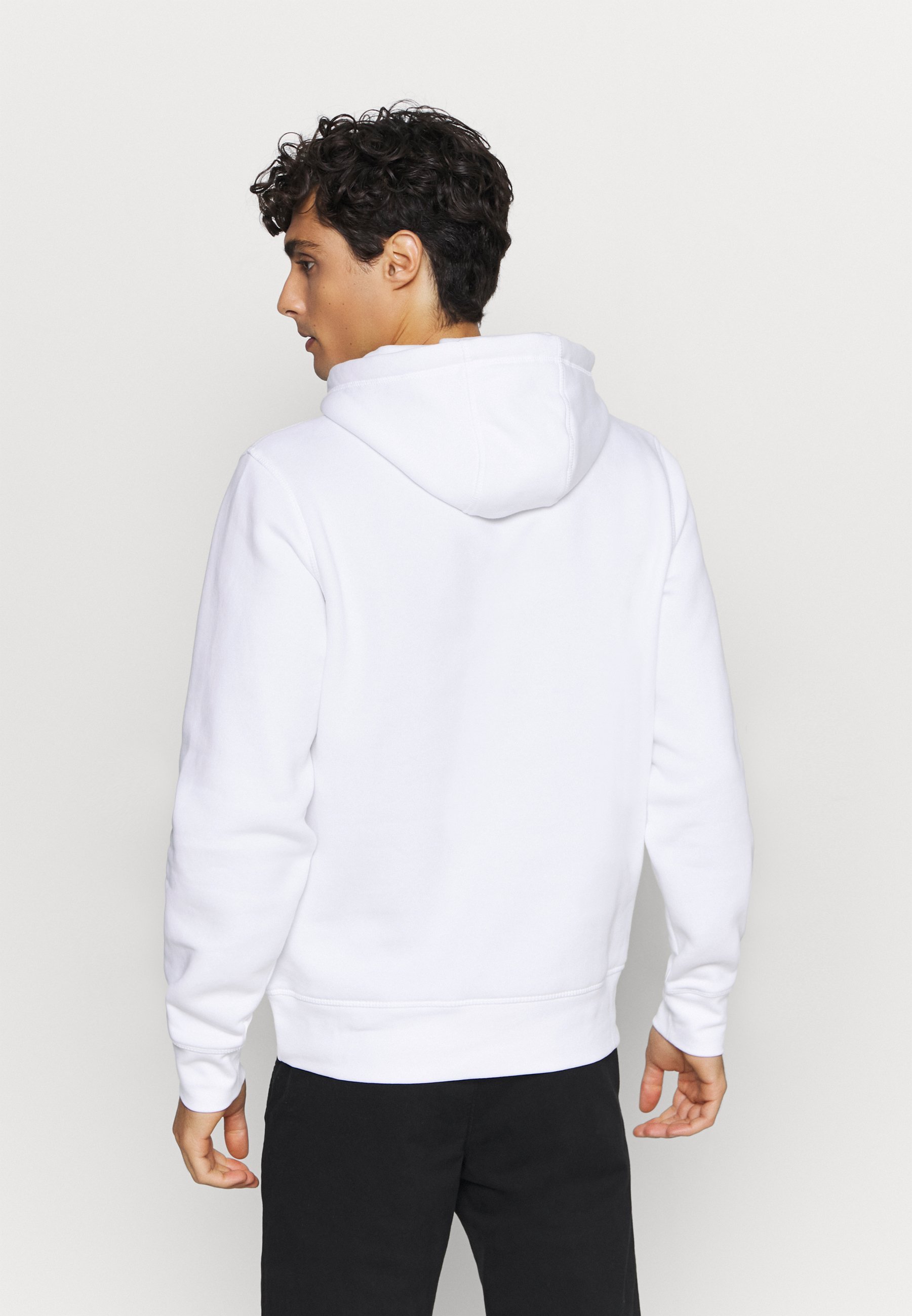LOGO HOODY - Mikina s kapucí - white
