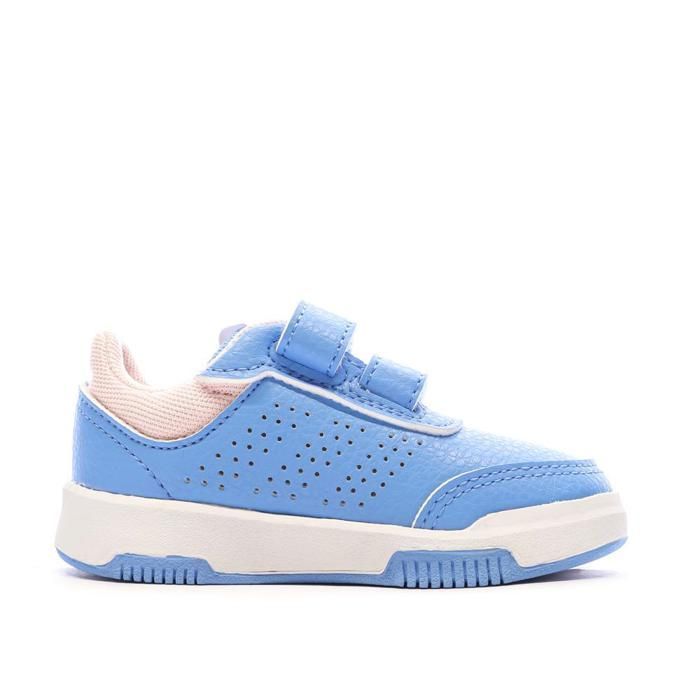 Zapatillas Adidas Tensaur Sport 2.0 para niña, color azul/rosa.