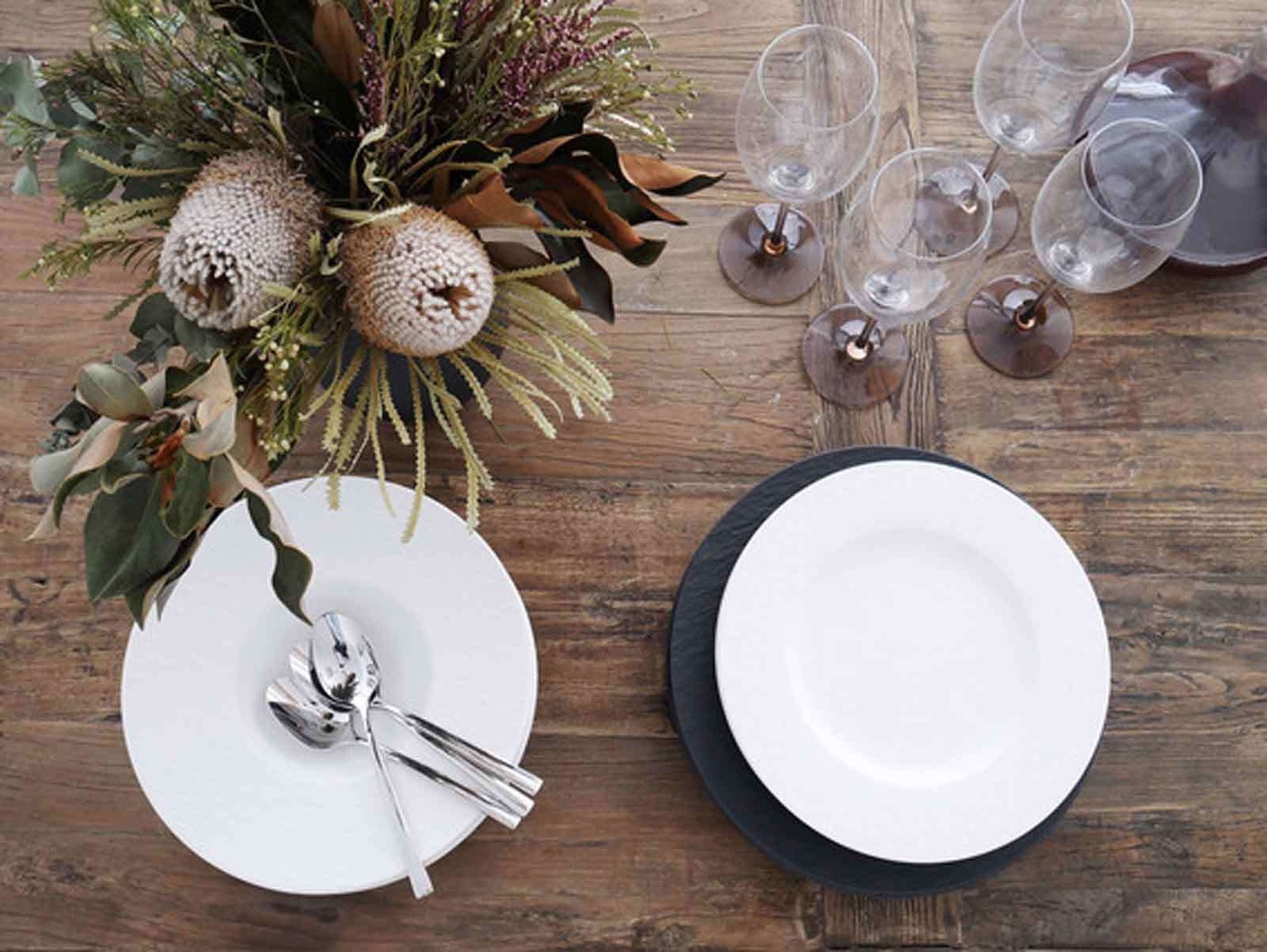 Villeroy & Boch Manufacture Rock Blanc brokastu šķīvis - 1 gab.