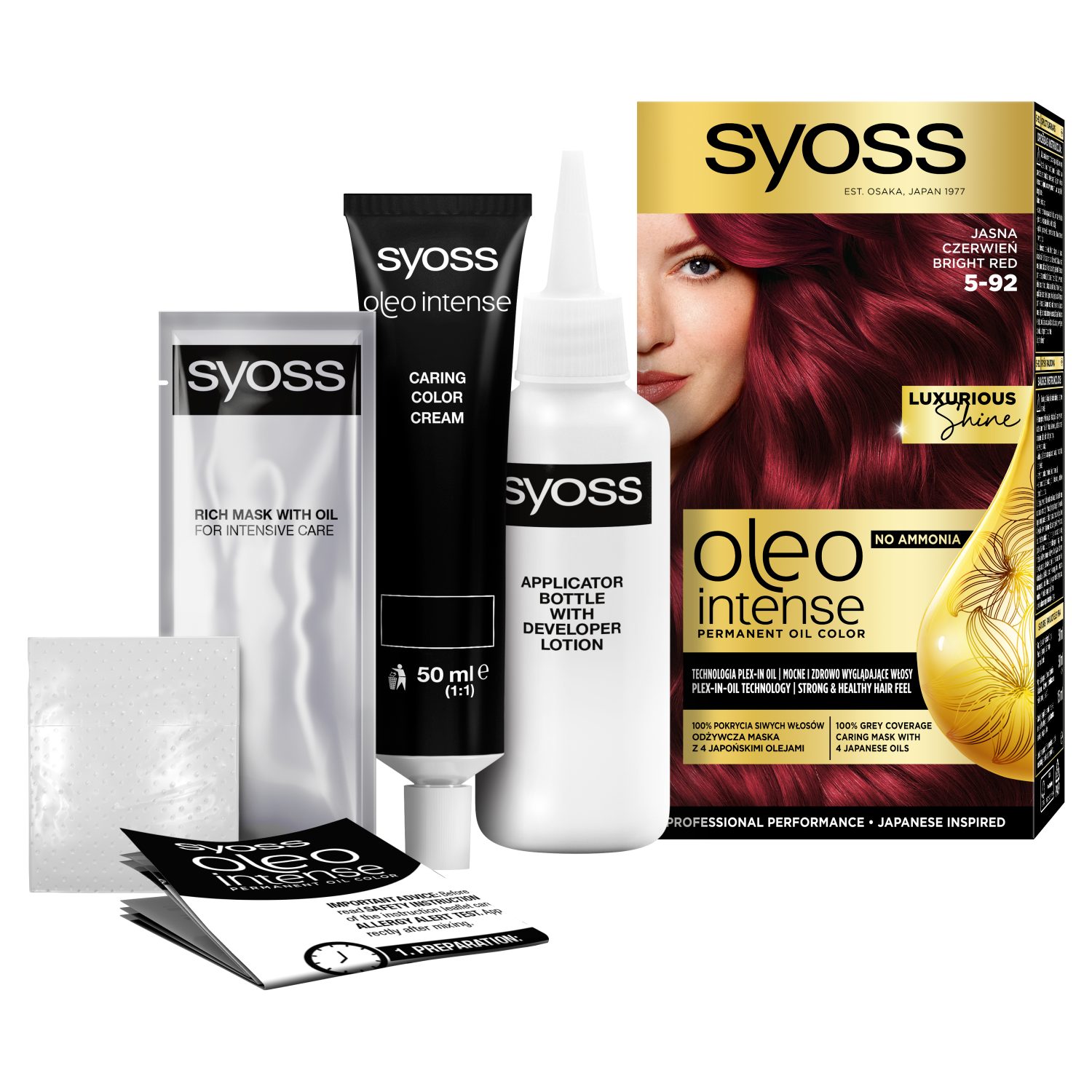 Syoss matu krāsa 7-10 dabīgi blonda Oleo Intense