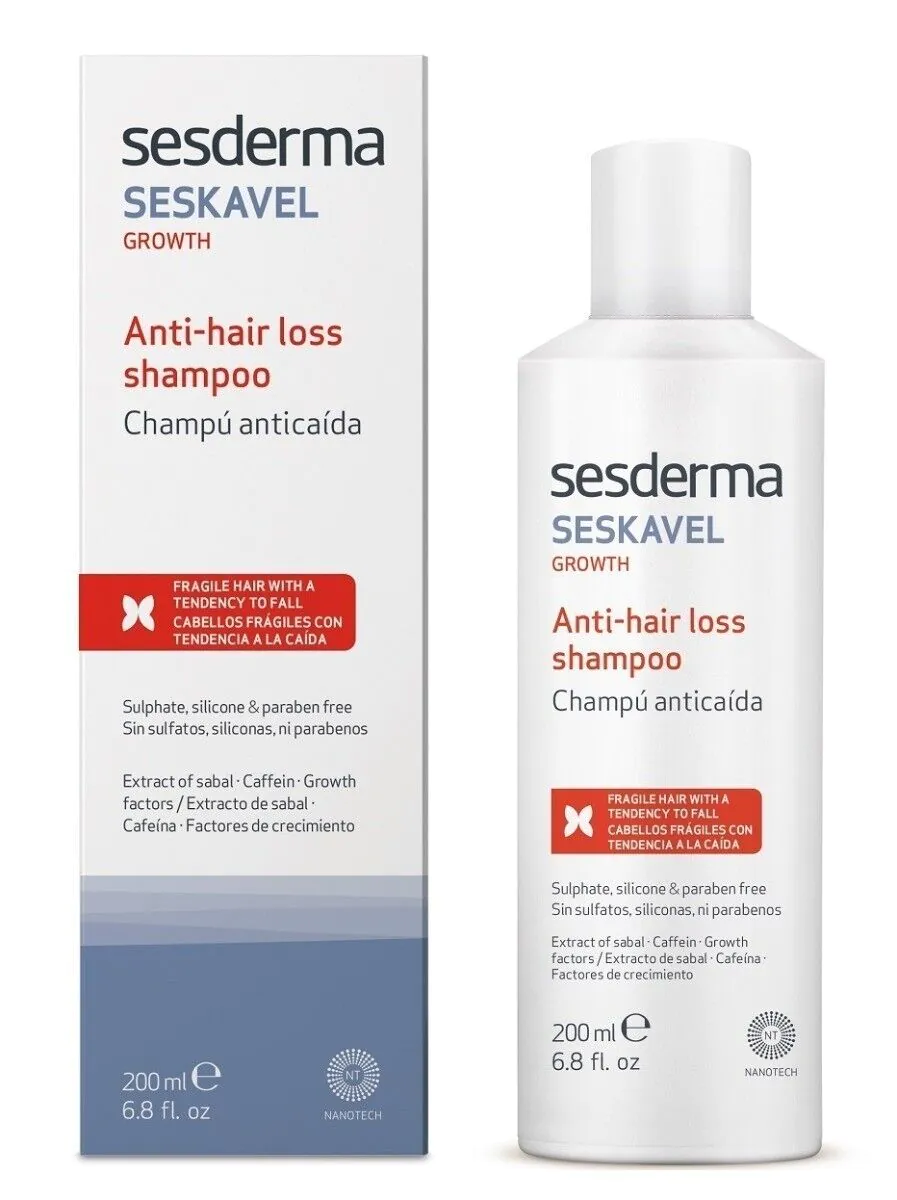 Sesderma Seskavel Szampon przeciw wypadniu włosów