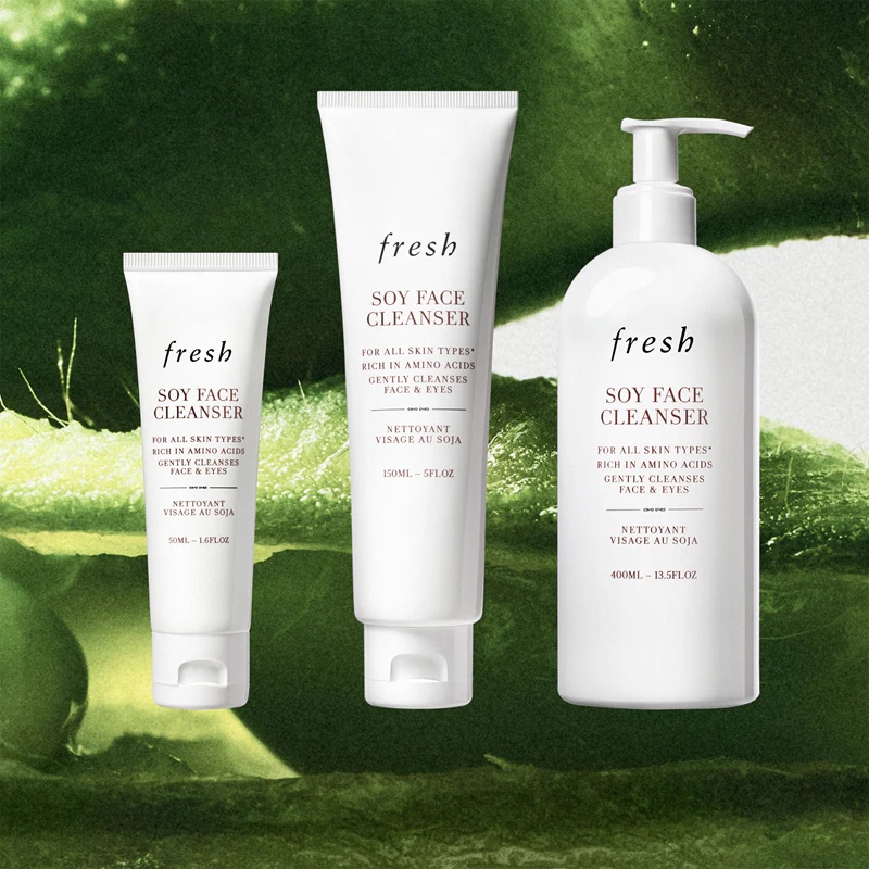 Fresh Soy Face Cleanser Nežen gel za odstranjevanje ličil in čiščenje obraza