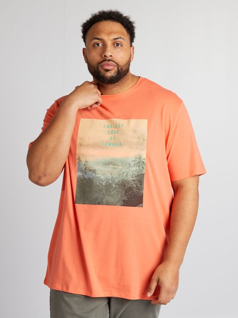 Jersey t-shirt - ORANJE