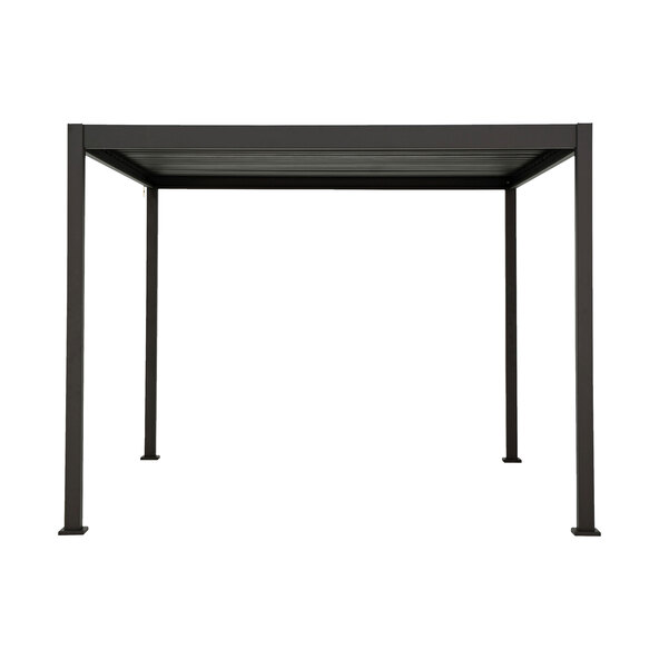 Pavilion with slatted roof, anthracite, 3 x 3.6 m