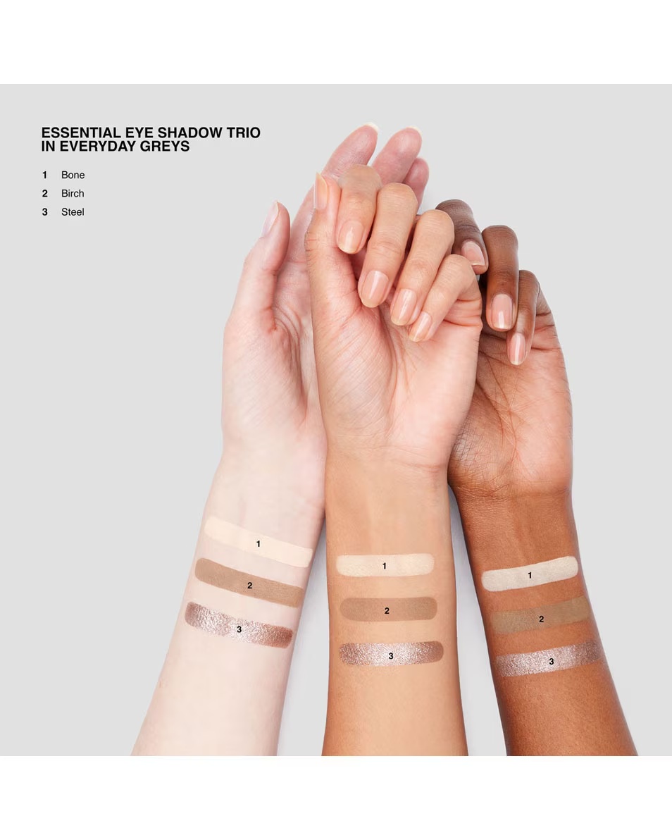Triouri de farduri de pleoape esențiale BOBBI BROWN, finisaj lucios, culori pigmentate și de lungă durată