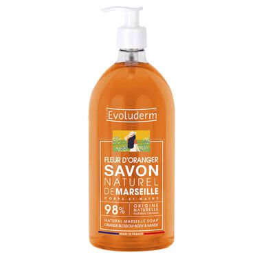 Evoluderm Natural Orange Soap Fleur d'Oranger 1000 ml 1000 ml
