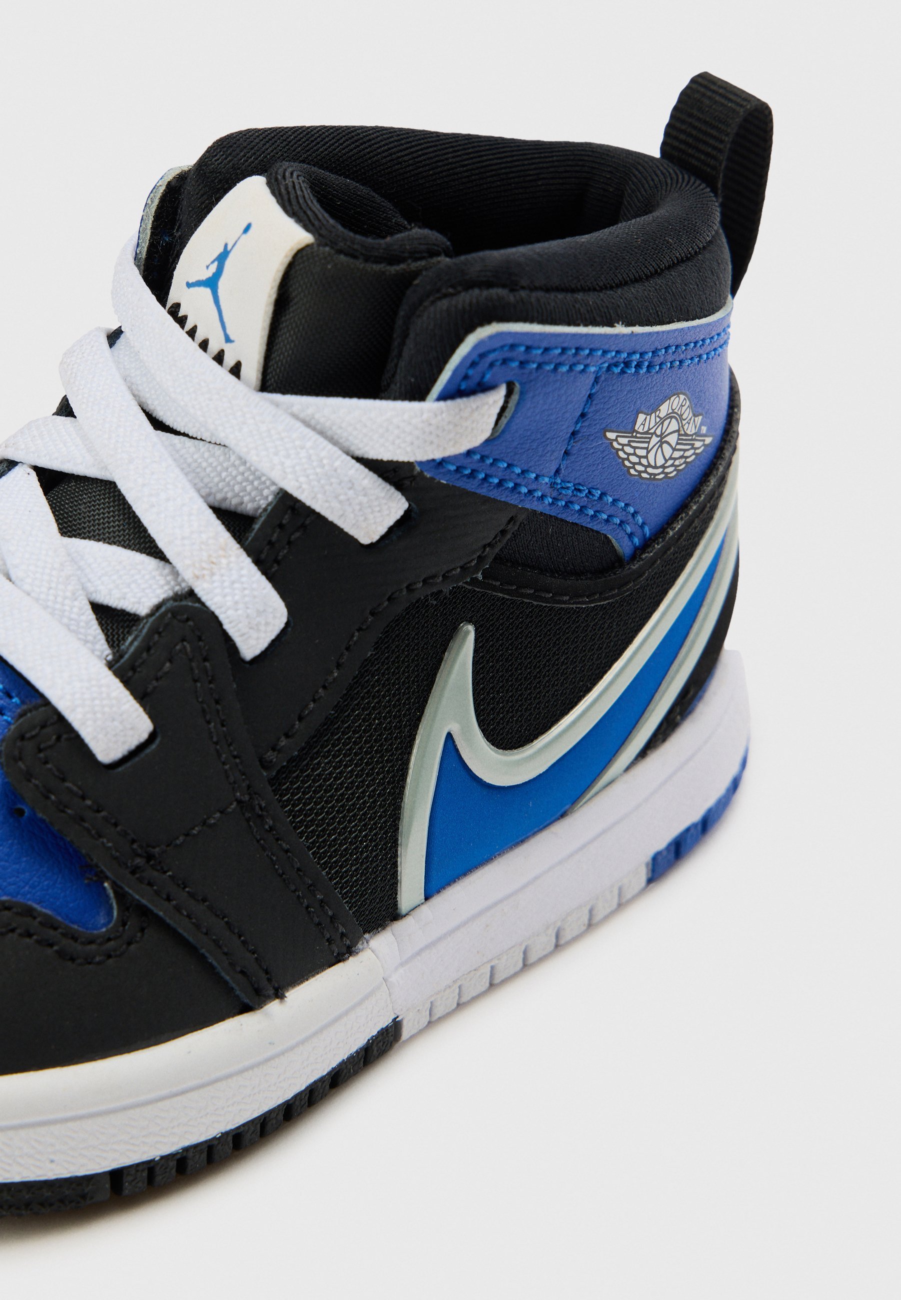 Jordan JORDAN 1 UNISEX - Sneakers - zwart/game royal/wit/lichtzilverkleurig