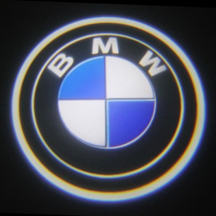 4Pcs 2 Pairs LED de porte de voiture Projecteur LED Logo Lampe Ampoule pour BMW E90 E60 E92 E65 E63 F10 F01 Bienvenue Logo Esprit
