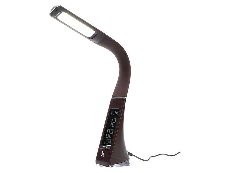Lampka biurkowa Luna LED brązowa