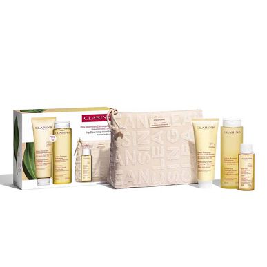 Clarins Essentials Pack Meikinpoistoaine kuivalle iholle Kasvojenpuhdistussetti 1 kpl 1 kpl