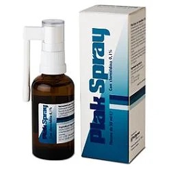 Plaquespray met 0,1% chloorhexidine