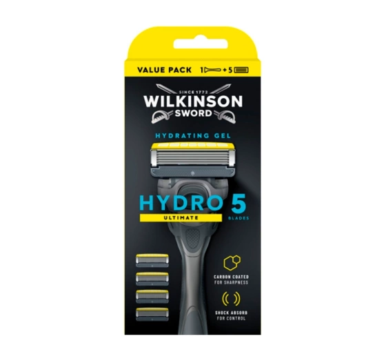 Wilkinson Sword Hydro 5 Skin Protection Advanced maszynka do golenia dla mężczyzn rączka   5 wkładów