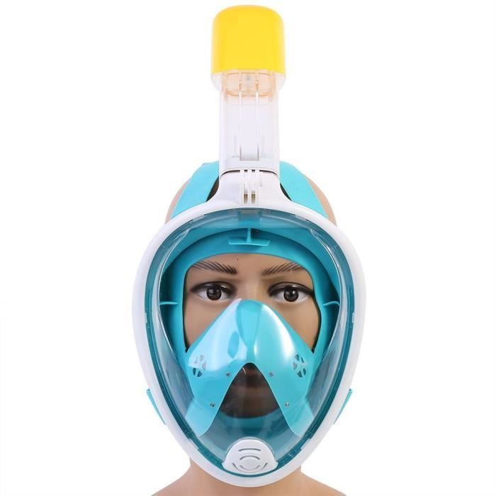 Swimming Goggles Snorkeling Mask with 180° Rotating Face Mask for Children with Bonus Earplugs (Green S - M)