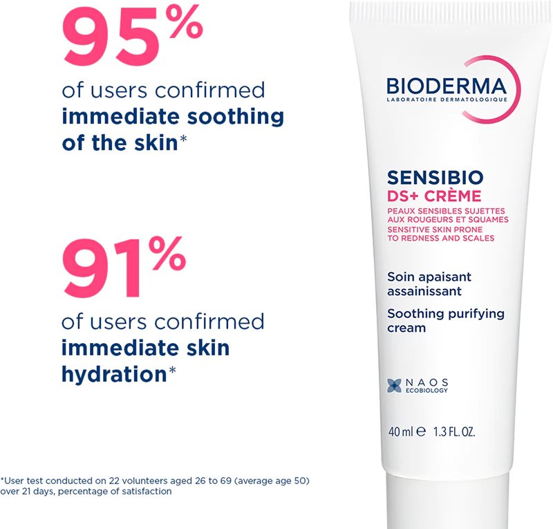 Bioderma Sensibio DS+ Crème, een verzachtende crème voor de gevoelige huid.