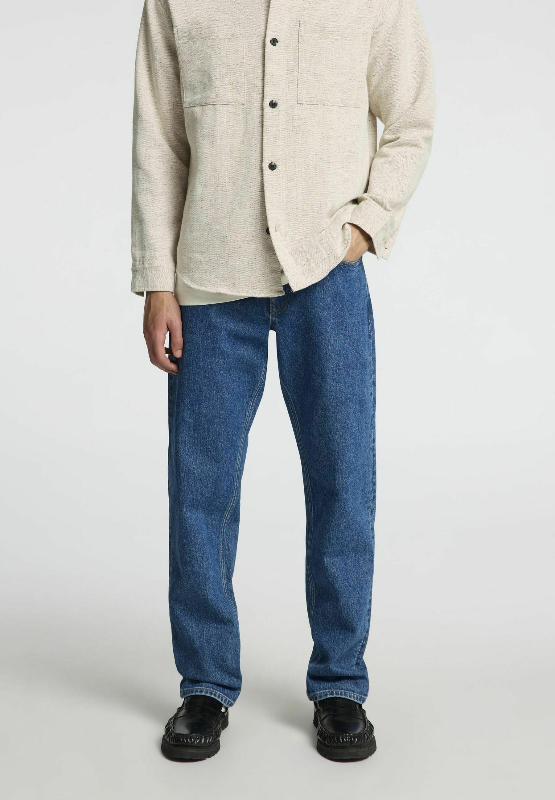 Jeans Selected Homme BEN KORI - gamba dritta - denim blu medio