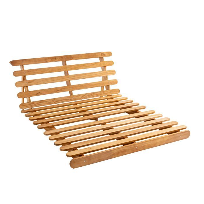 Struttura futon 140x200 in legno massello naturale Terre de Nuit