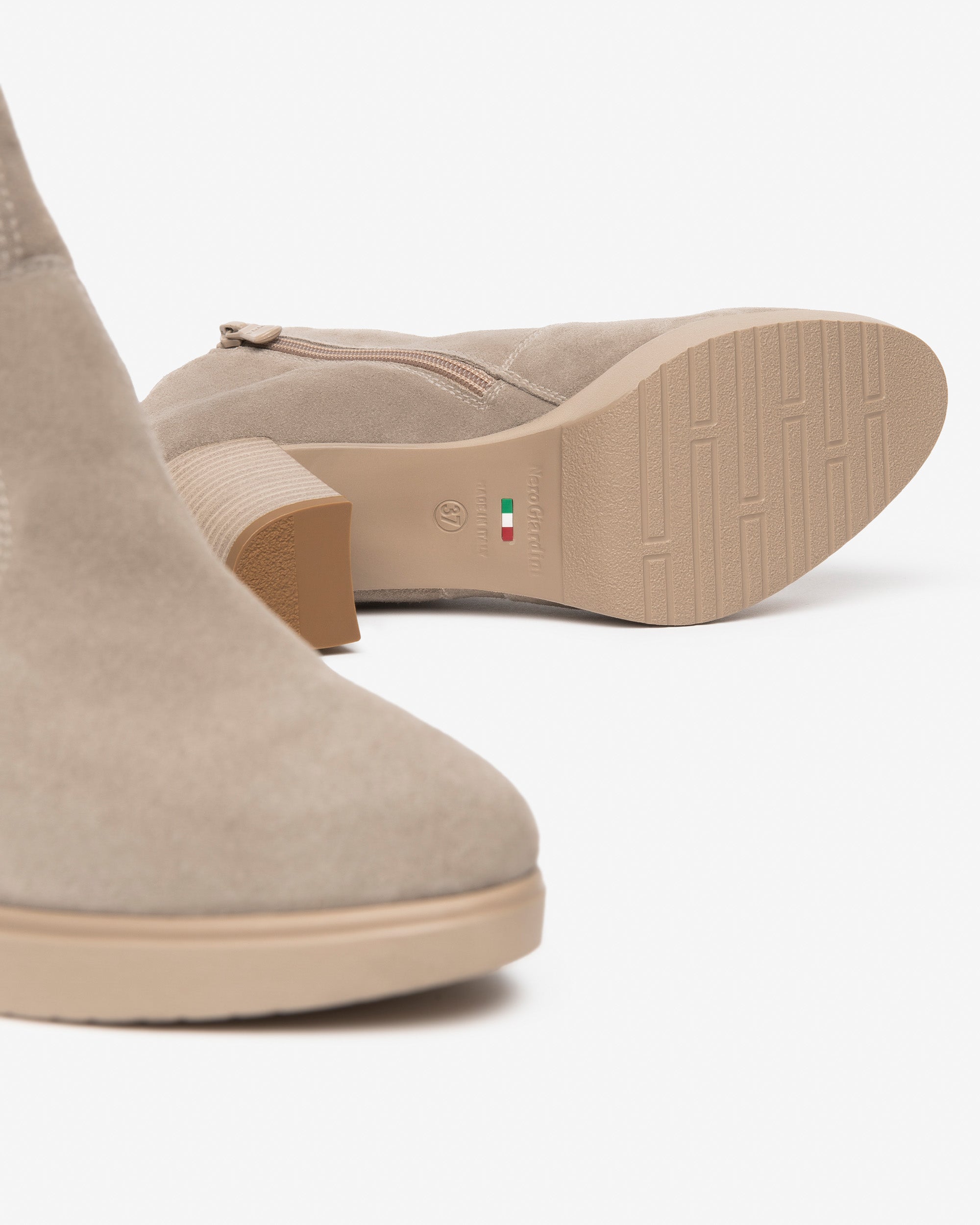  Damen-Wildlederstiefeletten