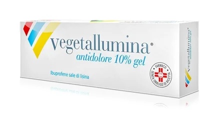 VEGETALLUMINA Gel analgésico Vegetallumina 10% 50 g Ibuprofeno Sal de lisina