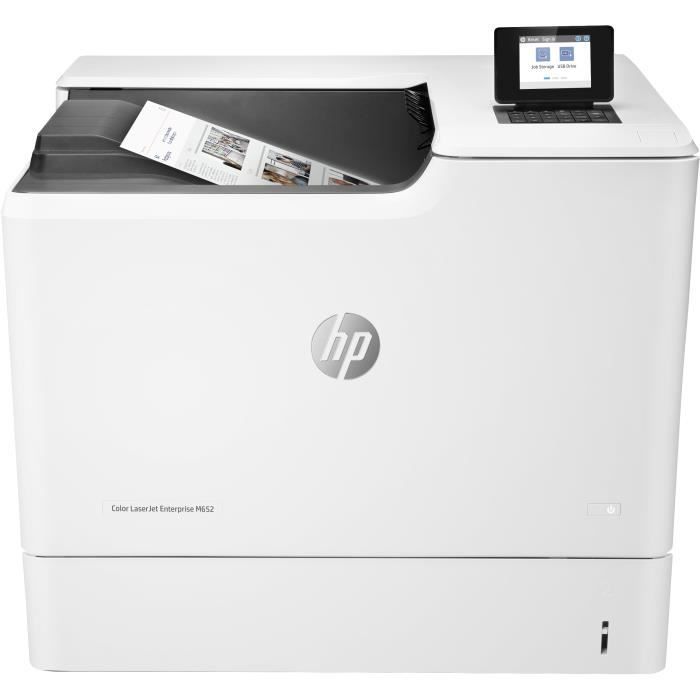Imprimante Laser HP LaserJet Enterprise M652dn - Blanc - Bac d'alimentation de 650 feuilles - Jusqu'à 56 ppm