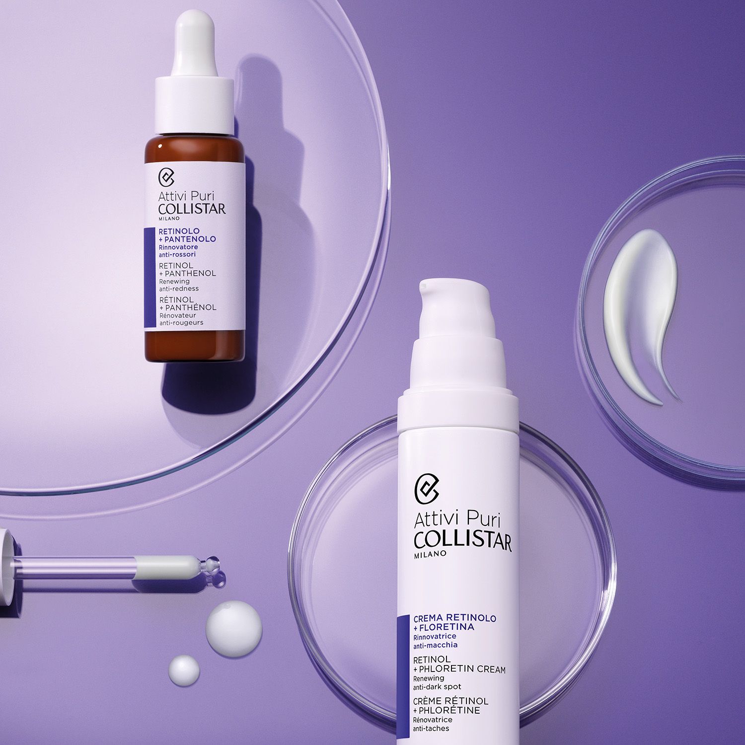 Attivi Puri Retinol Panthenol kapi protiv crvenila Luksuzni proizvod protiv bora i starenja