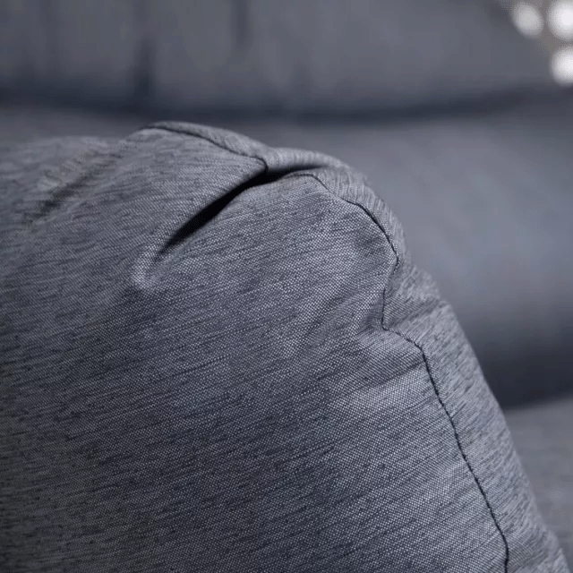 Proutěné zahradní houpací křeslo se stojanem, pláštěnka v ceně