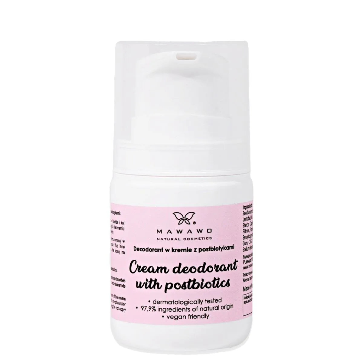 Mawawo Dezodorant w kremie z postbiotykami 50ml