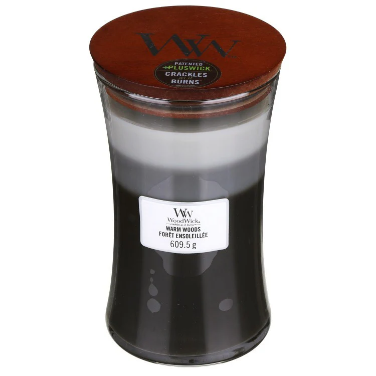 Trilogy Candles Warm Woods - Candela Profumata