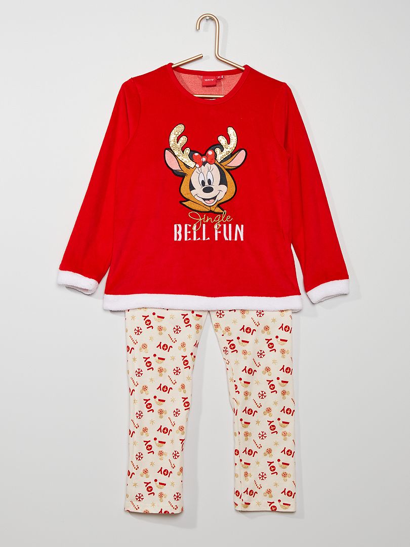 3-delige 'Mickey Mouse'-pyjama - ROOD