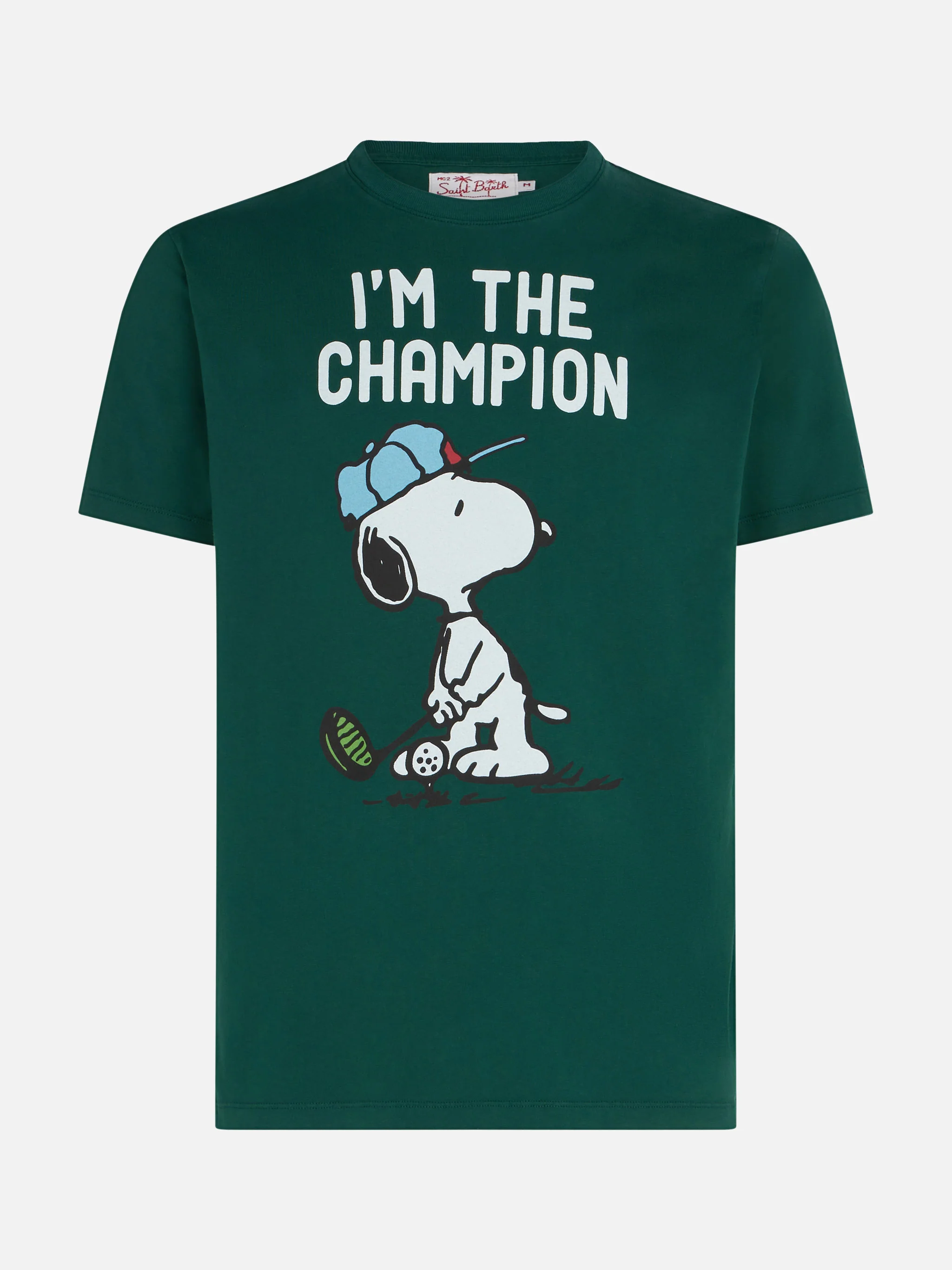 Vintage katoenen T-shirt voor heren met Snoopy-print | SNOO
