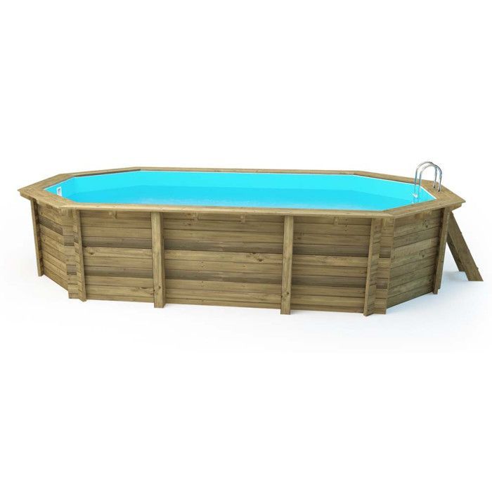 Piscina de madeira 