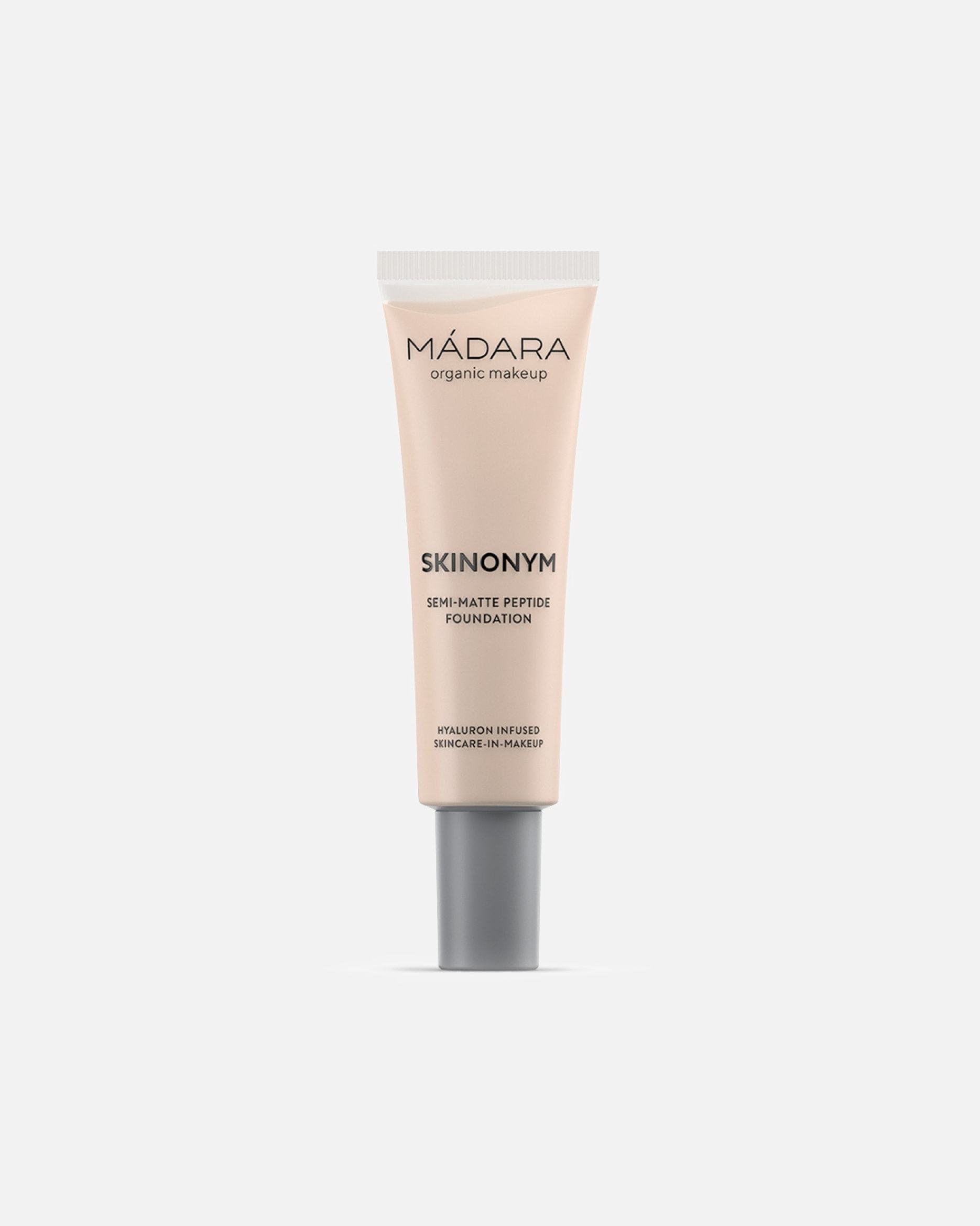 MÁDARA Foundation SKINONYM Semi-Matte Peptide Foundation, Nr. 15 AKMENS - 30 ml