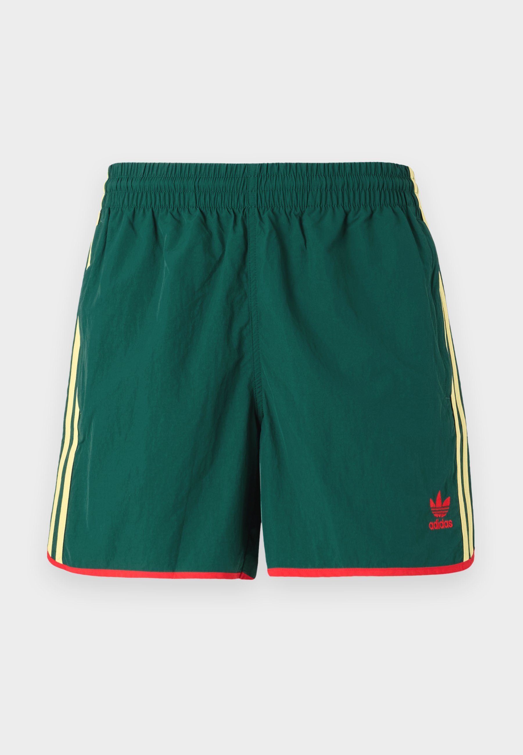adidas Originals SPRINTER - Rövidnadrág - egyetemi zöld/púder sárga