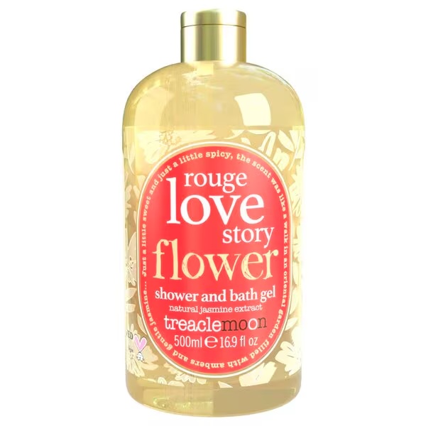 Gel za prhanje in kopel Treaclemoon Rouge Love Story 500 ml - Normalna koža