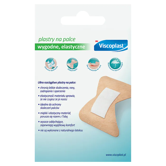Viscoplast, Plastry na palce, 4,45x5,1cm